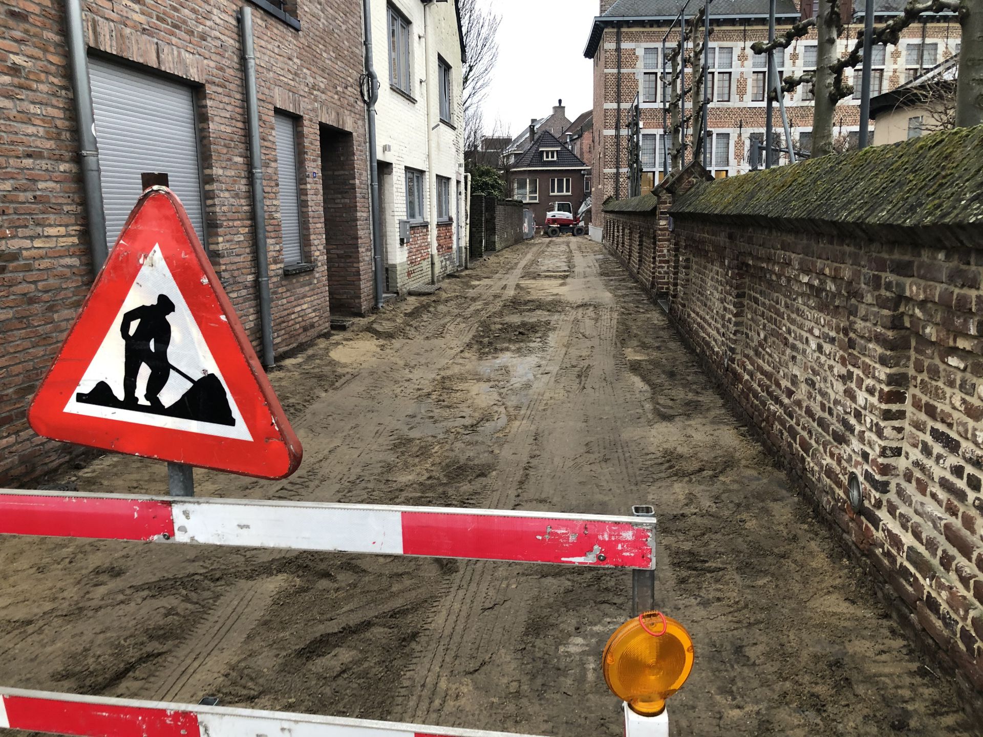 Verwijdering bestrating