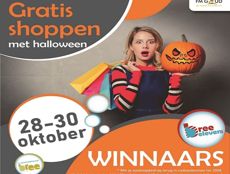 Winnaars Gratis Shoppen met Halloween 2022